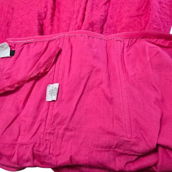 J. Crew Hot Pink Deco Dot Strapless A-Line Mini Dress Sz 10 - Picture 10 of 13